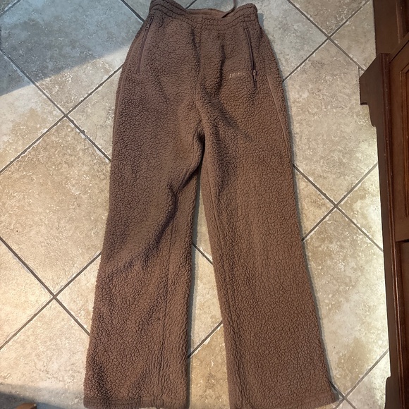 SKIMS Pants - SKIMS brown fuzzy pants